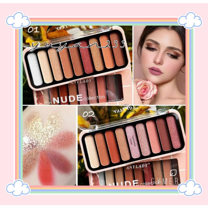 PROMO!!!EYESHADOW&amp;BLUSHER UNICORN/NUDE COLLECTION ANYLADY 805/818/806