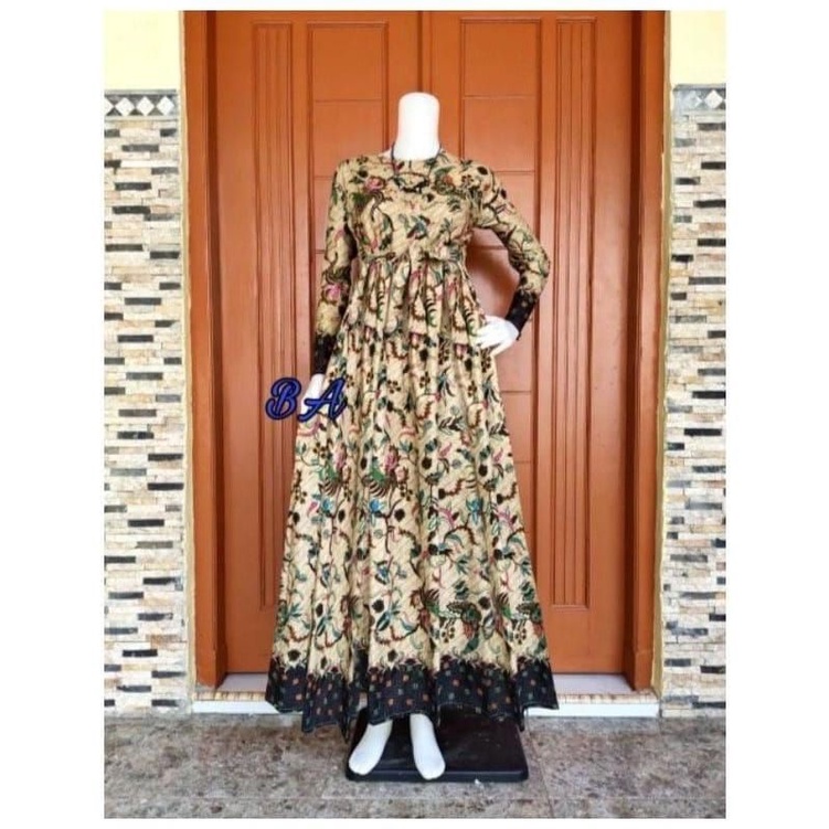 GAMIS BATIK MANGGAR,SEKAR,CANTIK, KUBIS,KUPU,PADI,DAUN/COD-Suwiri