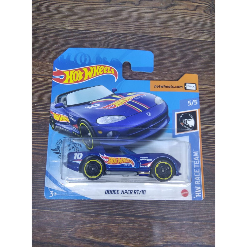 Hot Wheels Short Card THR Dodge Viper RT/10 5/5 Race Team