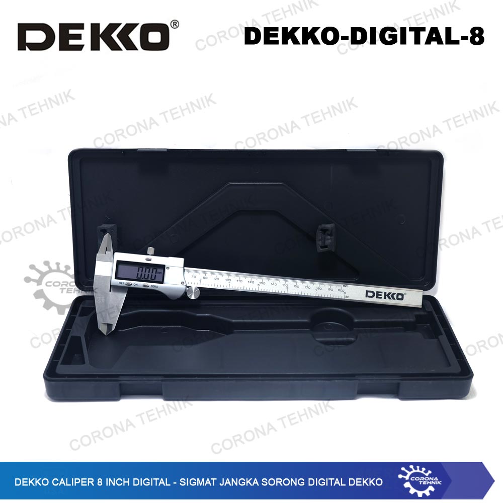 Sigmat Jangka Sorong Digital Dekko - Dekko Caliper 8 Inch Digital