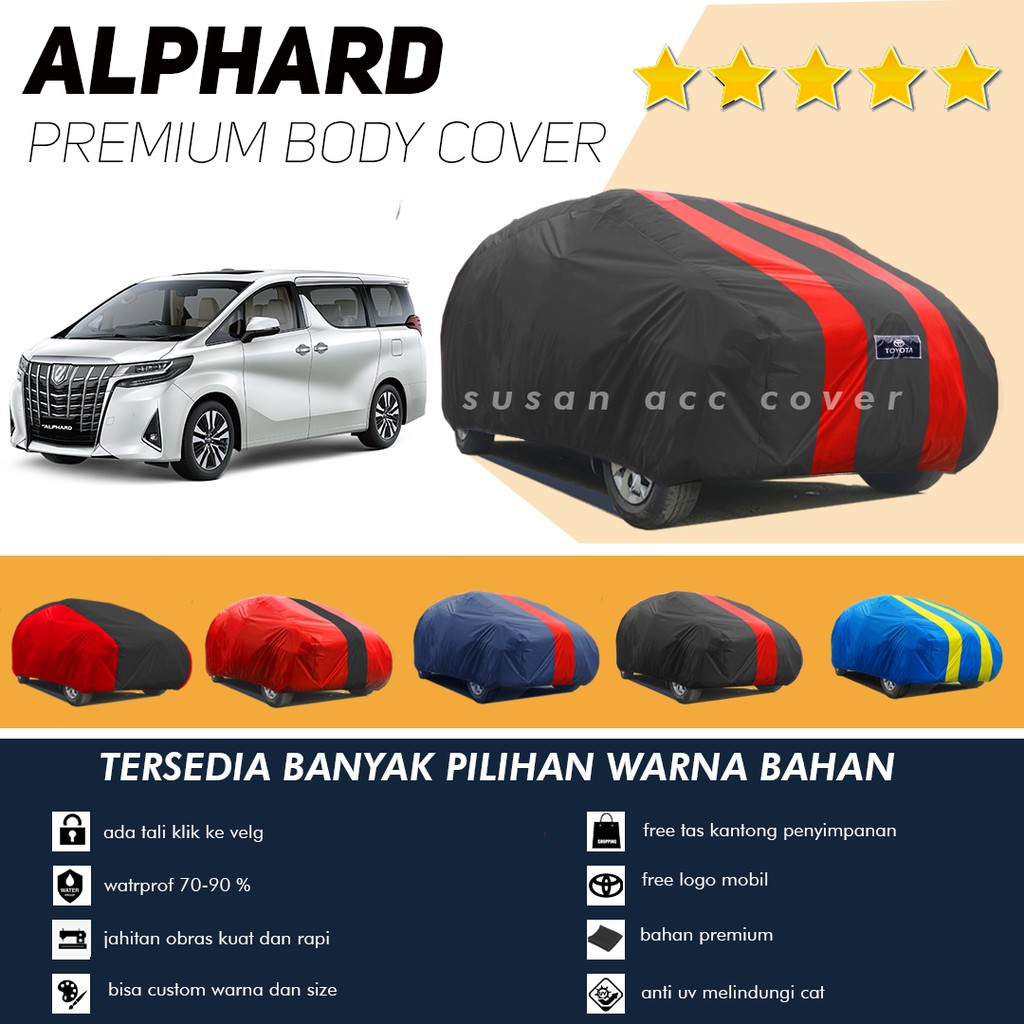 Body Cover Mobil Alphard Sarung Mobil New alphard/sarung mobil Biante/H1/sarung mobil hyundai h1