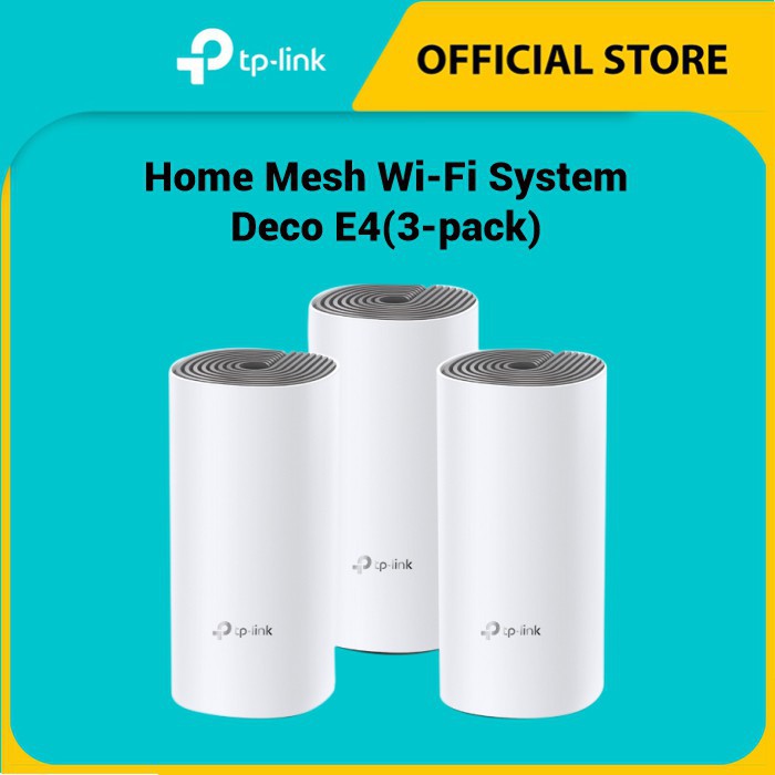 Tp-link Deco E4 (3pack / 2pack/1pack) Whole Home Mesh Wifi System router