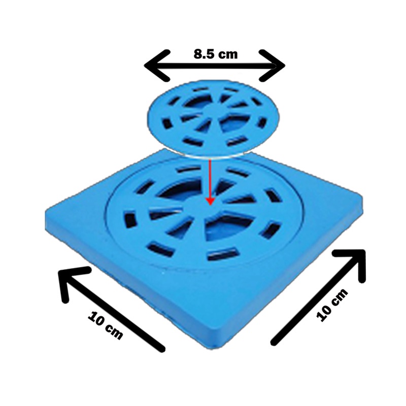 SARINGAN GOT KAMAR MANDI TEBAL PLASTIK PVC TOILET PLASTIC FLOOR DRAIN AIR WC COD MURAH