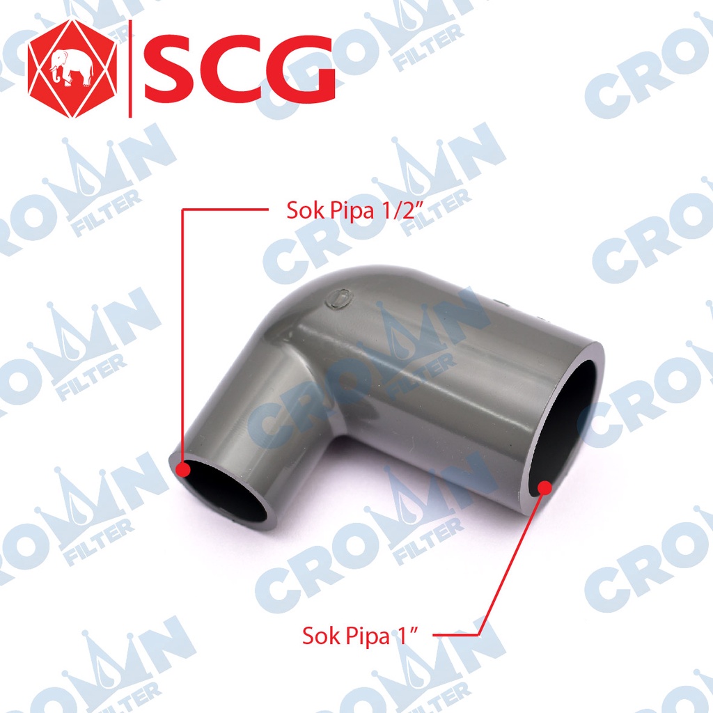 [SCG] Reducing Elbow / Keni Reducer 1" x 1/2"