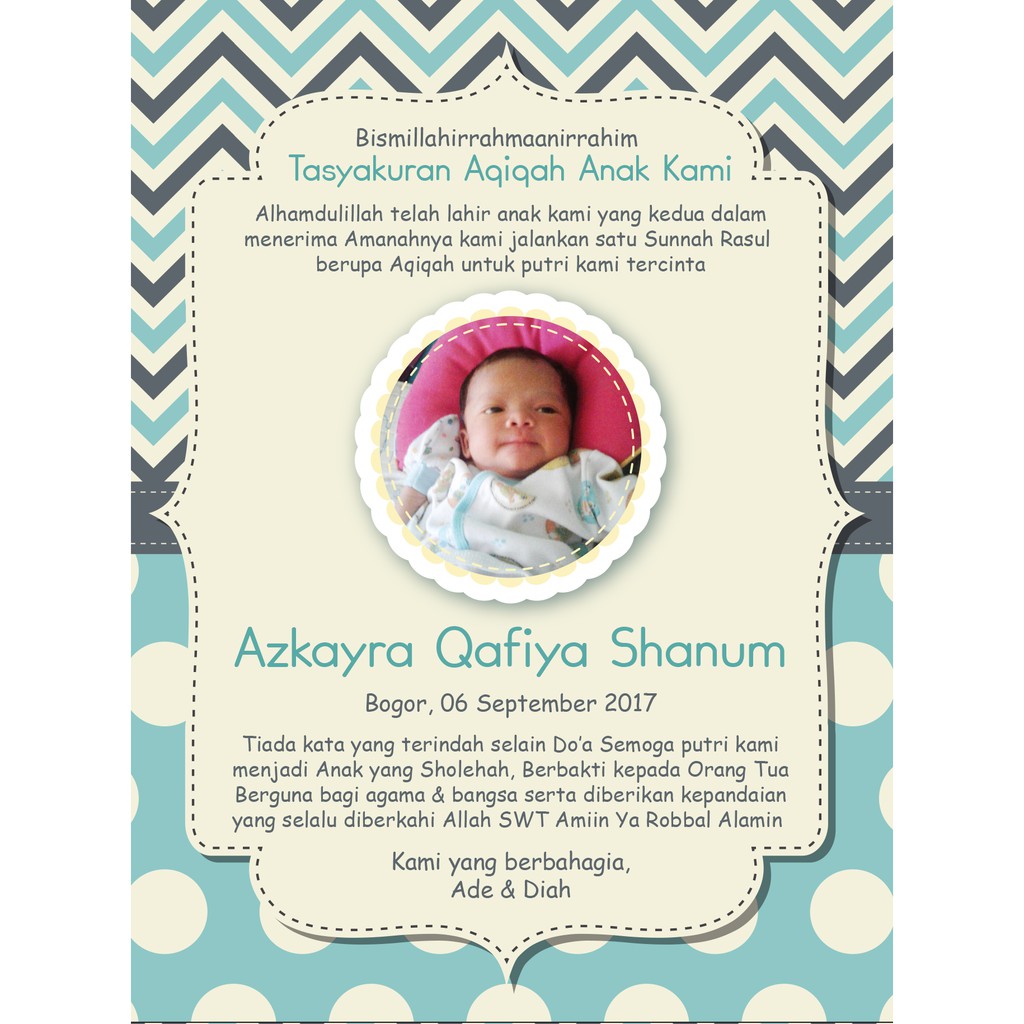 Download Contoh Desain Ucapan Aqiqah Gif