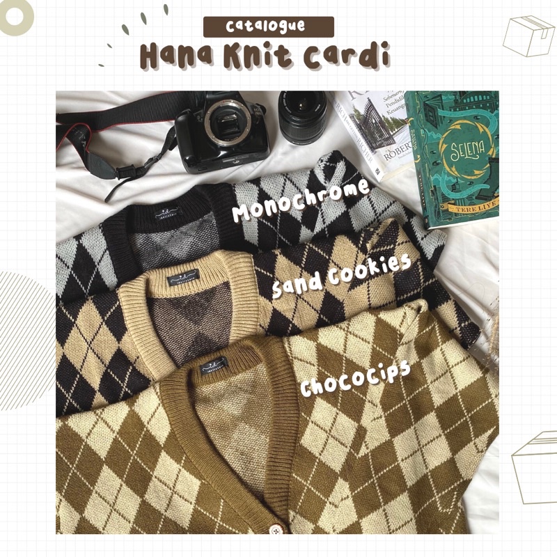 Hana Knit Cardi • Cardigan Rajut Premium