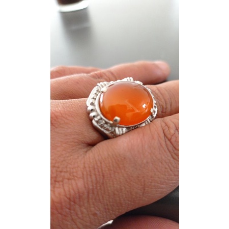 Natural Batu Anggur Raflesia Bengkulu Orange