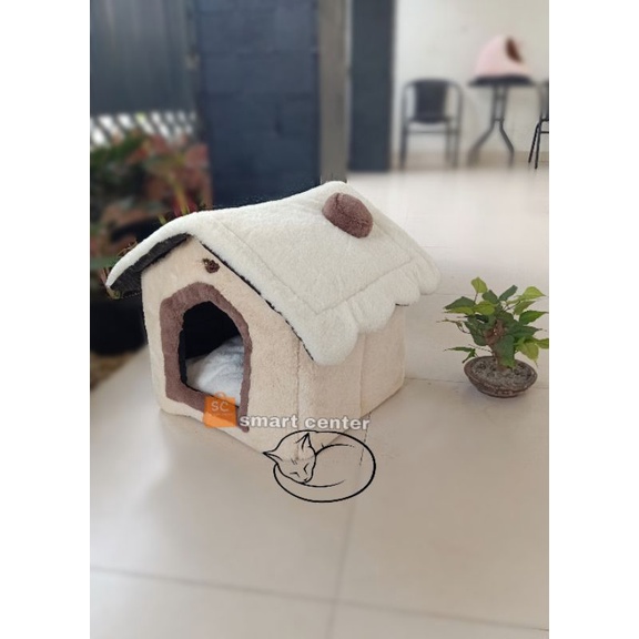 Rumah Kucing / Kandang Kucing / Tempat Tidur Kucing / Pet House Anjing /PDP