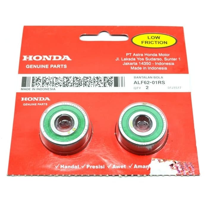 [ASLI] KLAHER BEARING RODA DEPAN 6201 SET - PCX 125 150 semua type Lokal dan Build Up / ALF6201RS