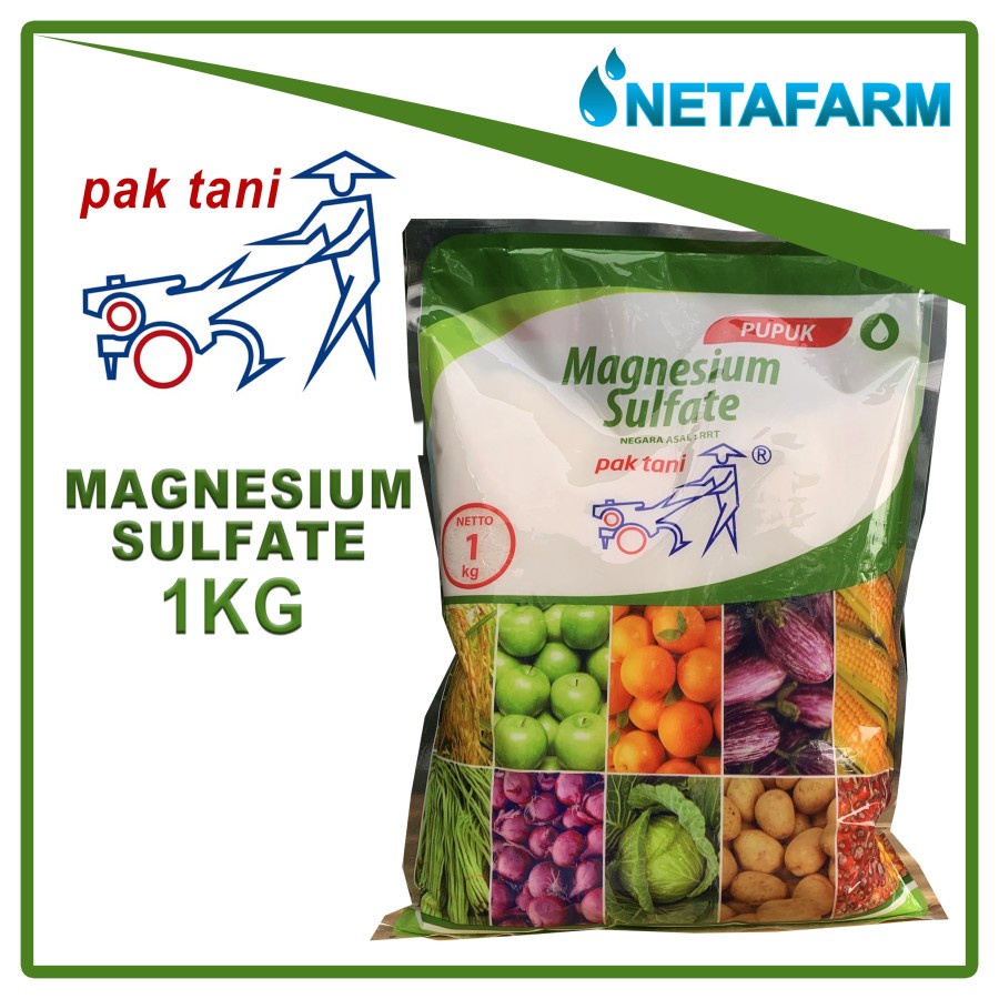 Pupuk MAGNESIUM SULFATE PAK TANI Kemasan Original 1KG