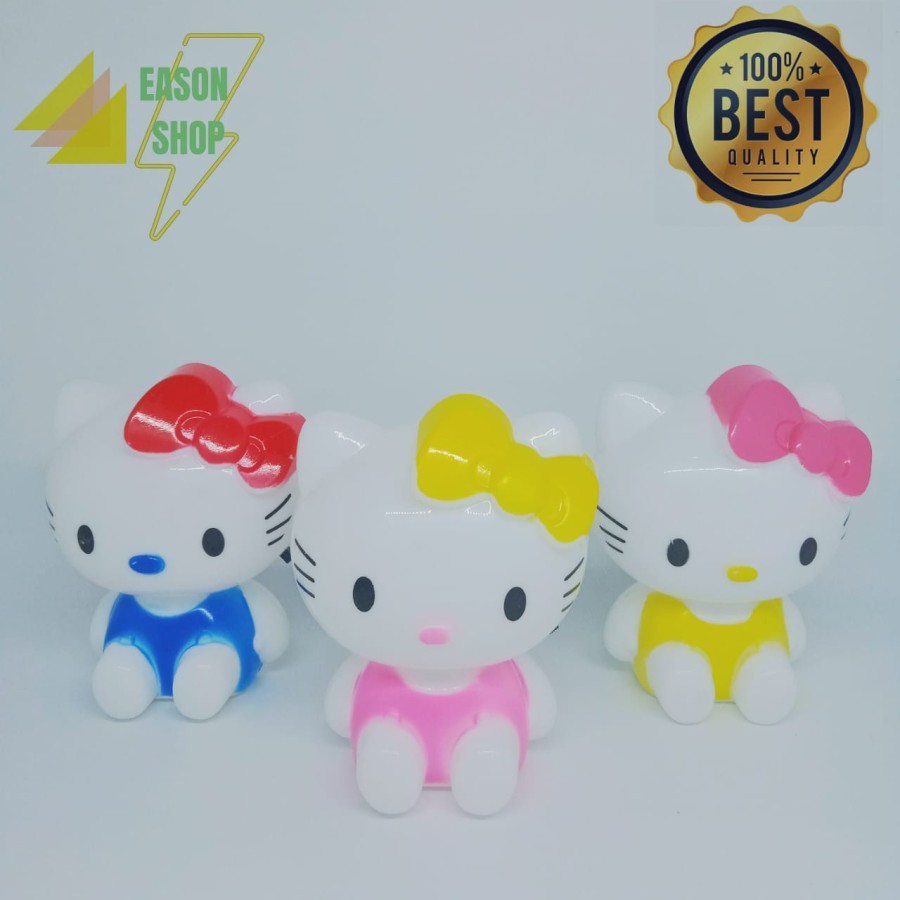 Lampu Tidur Karakter / Lampu Tidur BAYI ANAK LED Bentuk Hello Kitty SAKLAR ON/OFF
