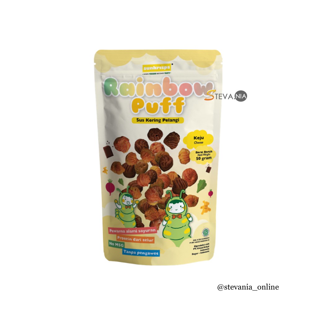 

Sunkrisps Rainbow Puff Cheese 50GR Original