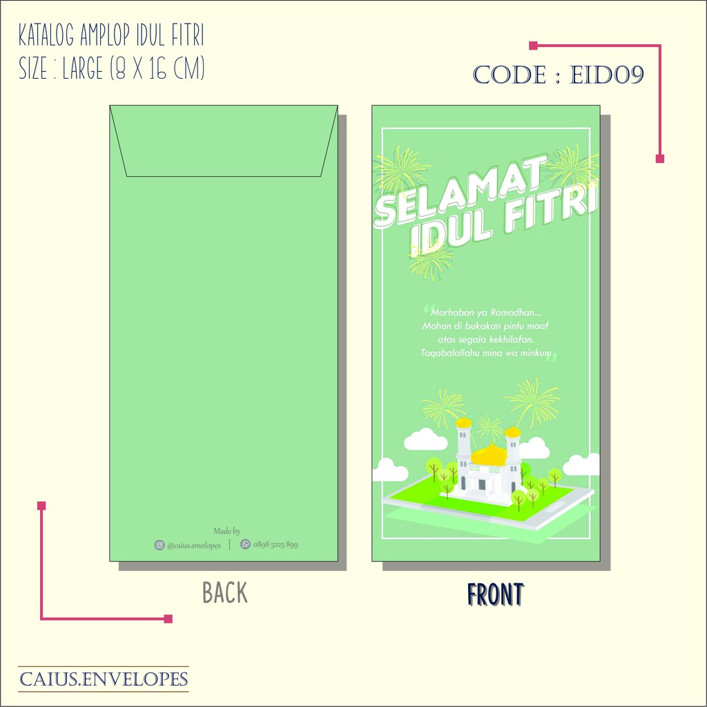 

AMPLOP LEBARAN / AMPLOP IDUL FITRI EID09