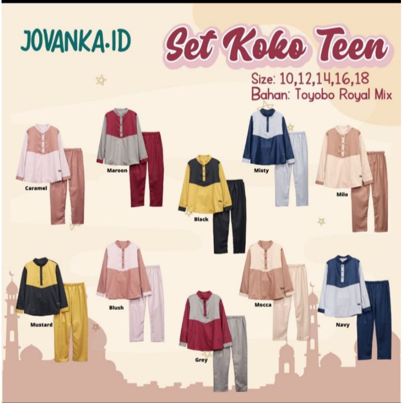 set Koko teen jovanka.id