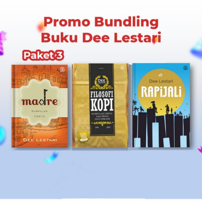 

HOT SALE!!! PAKET 3 PROMO BUNDLING BUKU DEE LESTARI TERBARU