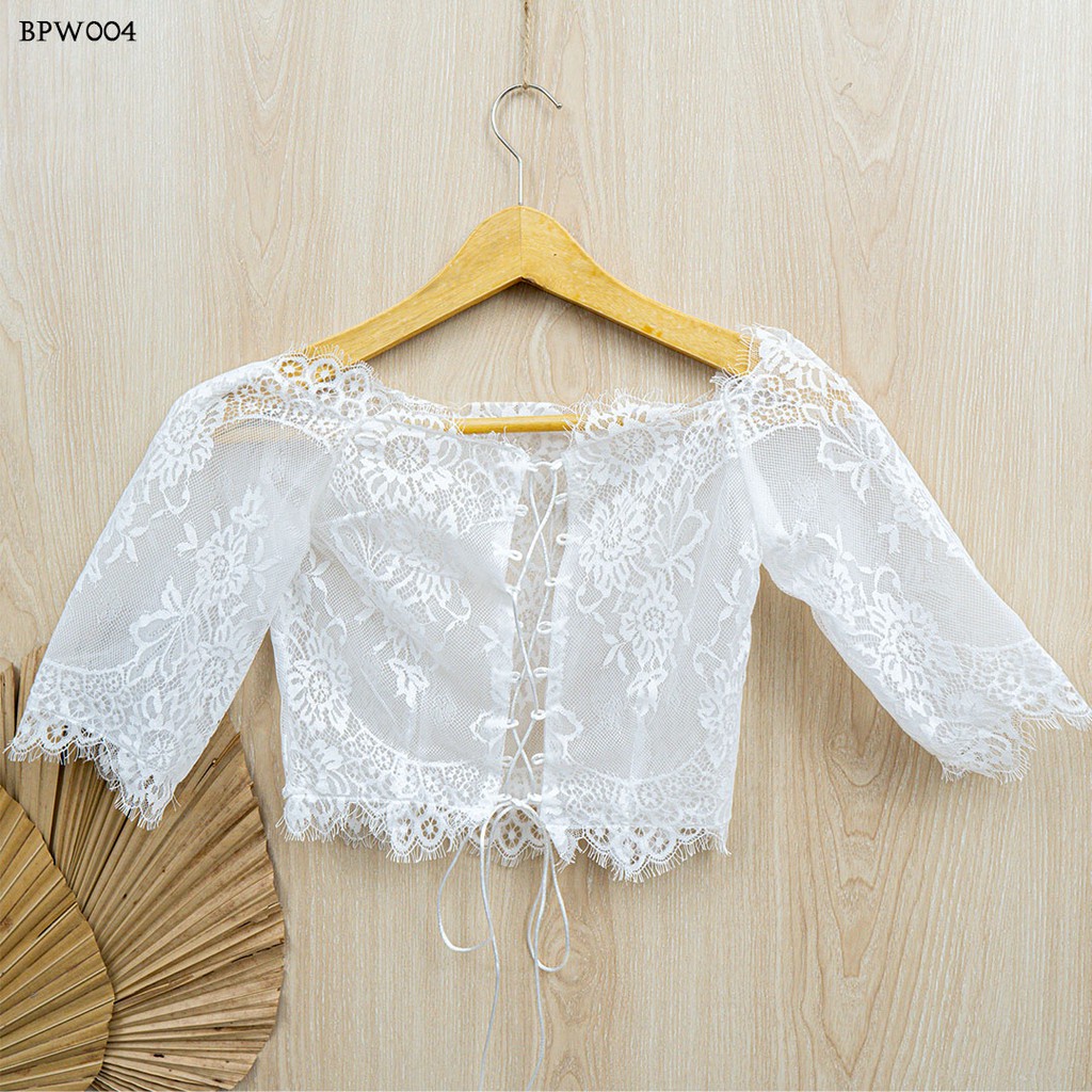 [BISA COD] BOLERO PESTA LACE BROKAT PERNIKAHAN PESTA WANITA MODERN BPW004
