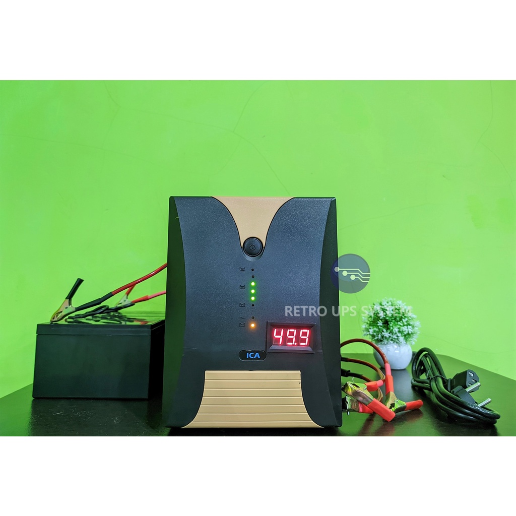 UPS Modifikasi ICA CT1832B 2600VA 1300Watt 48V Modif Aki External