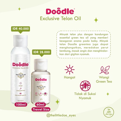 Doodle Telon Oil Greentea 60ml