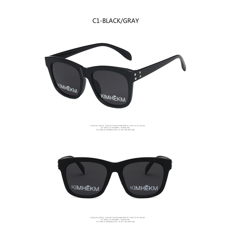 2020 new KIMHEKIM letters retro fashion sunglasses