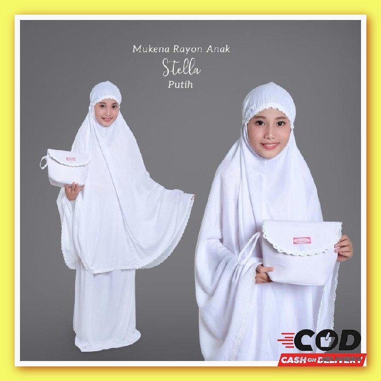 Mukena Anak Umur Tahun Bahan Kaos Motif Tiedye Termurah Adem Nyaman Dipakai Rayon Tahun Perempuan Ta