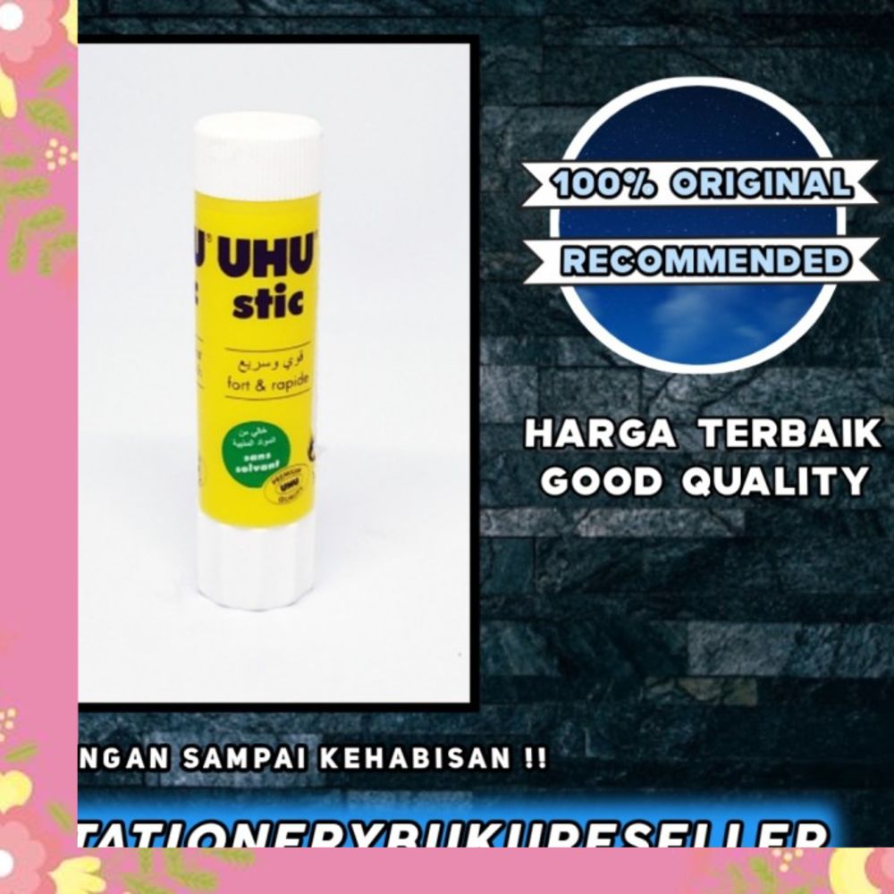 

Uhu lem stick putih no.27 8.2 gram/pc u.160