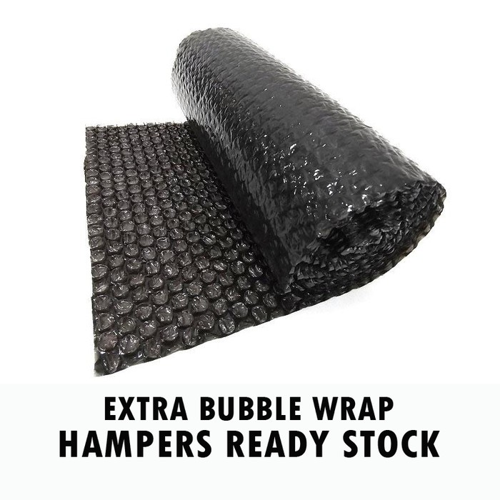 

READY !! TAMBAHAN PACKING BUBBLE WRAP HITAM / PENGAMAN EXTRA TAMBAHAN BUBBLE WRAP 100%ORIGINAL