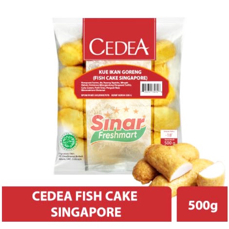 

[SINAR.FRESHMART] CEDEA Kue Ikan Goreng / Fish Cake Singapore [500gr]