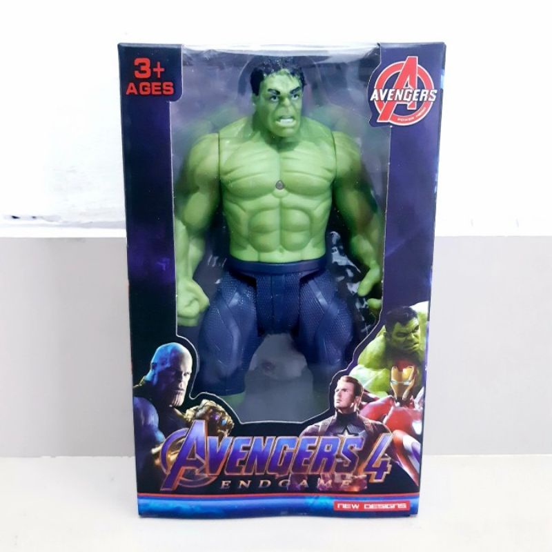 Action Figure Hulk Avengers - Miniatur Figur Karakter Marvel Tokoh