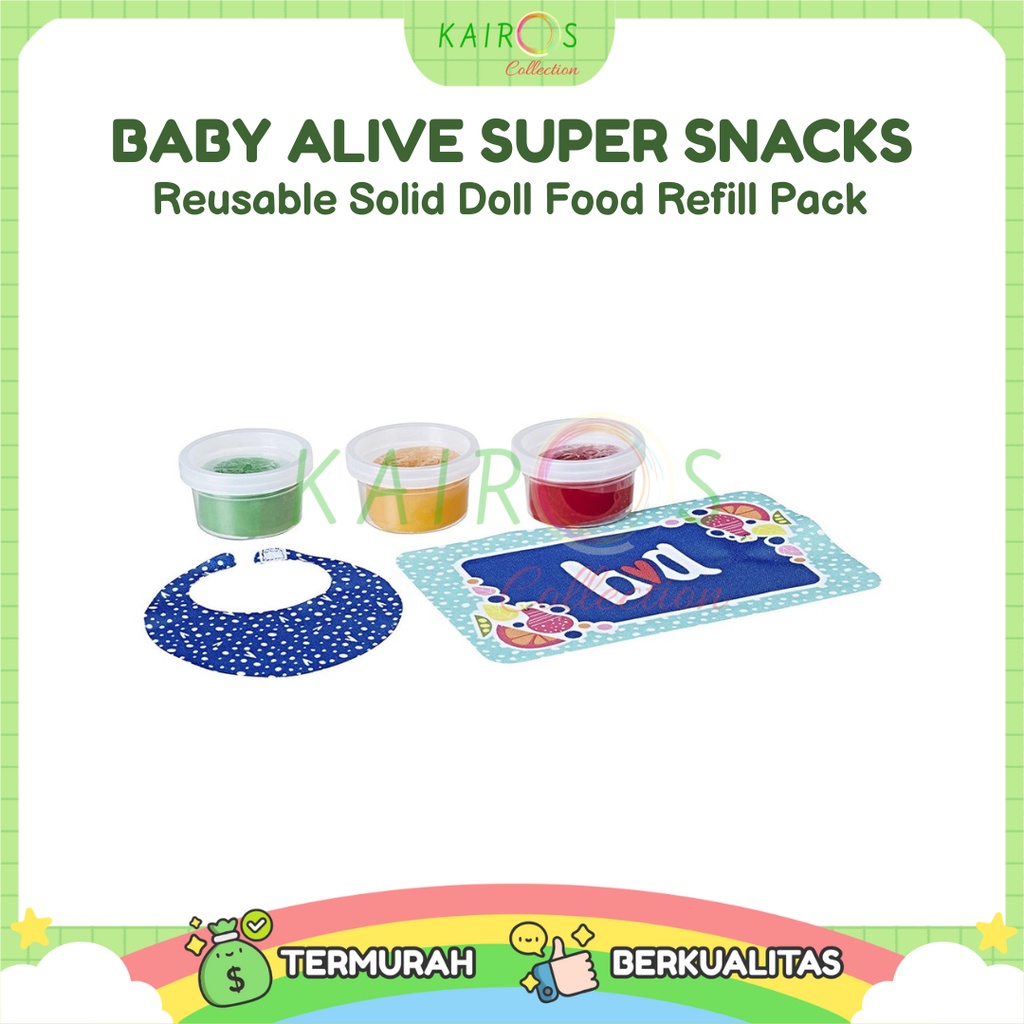 Baby Alive Super Snacks Reusable Solid Doll Food Refill Pack