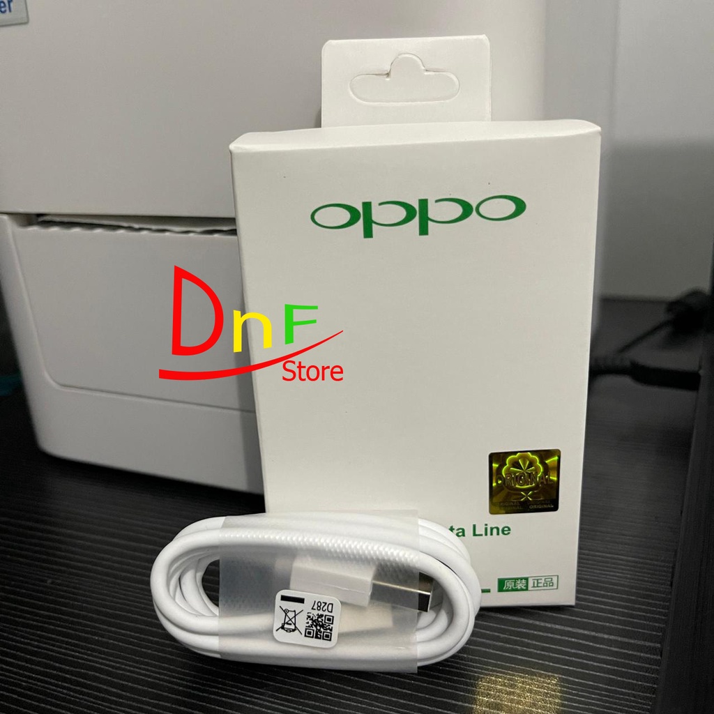 Kabel Data Oppo Original A12, A15, A3S, A5S, A1K, K1, A7, F1, F1S, F3, F5, F5 Youth, A37, A57 (2016), A83, A31, A71, A16K, A16e, A15s, A11, A11K, A12e, A12s, A1, A33 (2015), A39, A3, A35, A7X, A7n, Neo 3, Neo 5, Neo 5s, Neo 7, K1, R11s, Find 5