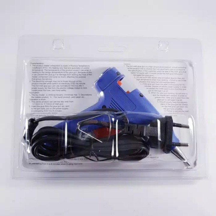 GLUE GUN KECIL 20 WATT ON OFF / tembakan lem kecil / Alat LEM TEMBAK KECIL