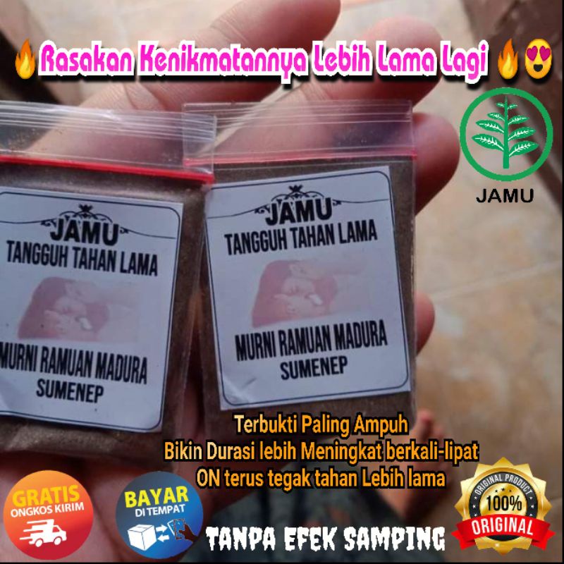 Jamu Kuat Pria Tahan Lama Murni Ramuan Madura Asli || Jamu Tangguh Tahan Lama Kapsul Original | Obat