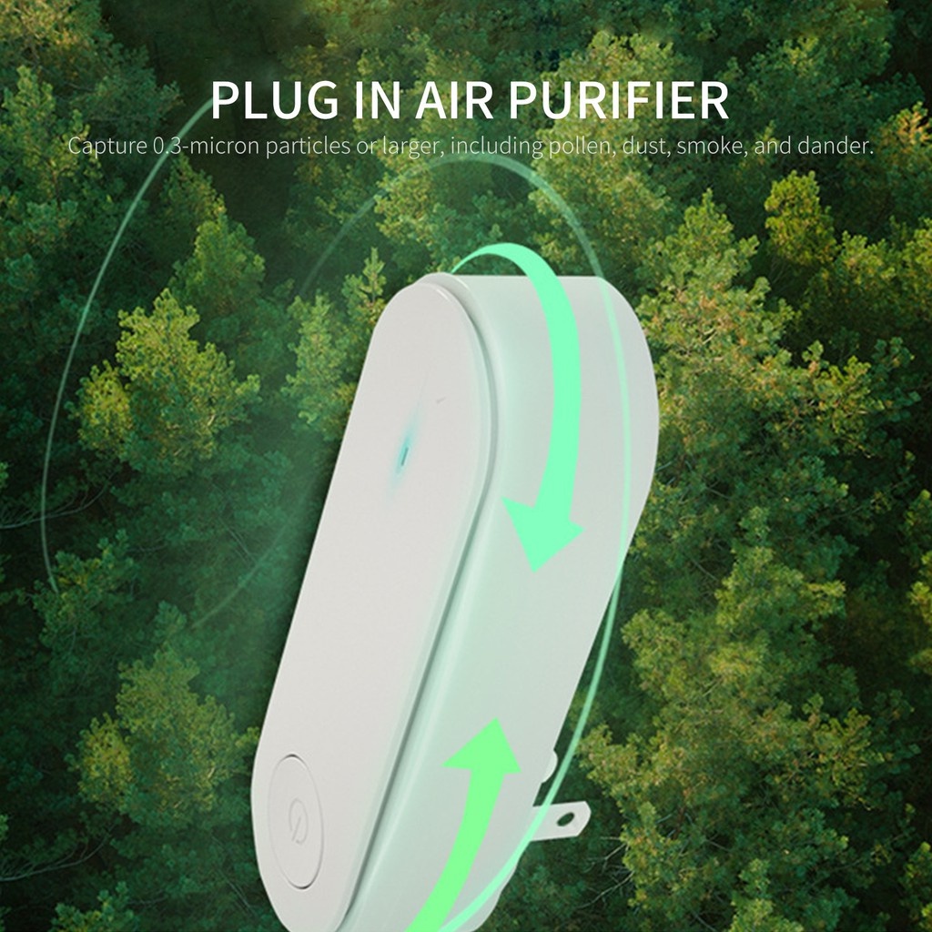 Air Purifier Mini Portable Untuk Kamar Tidur Ion Negatif