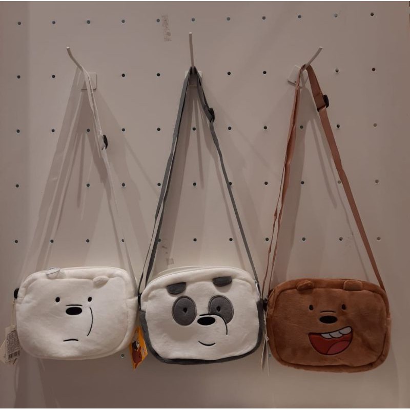 SLINGBAG ANAK WE BARE BEARS MINISO ASLI