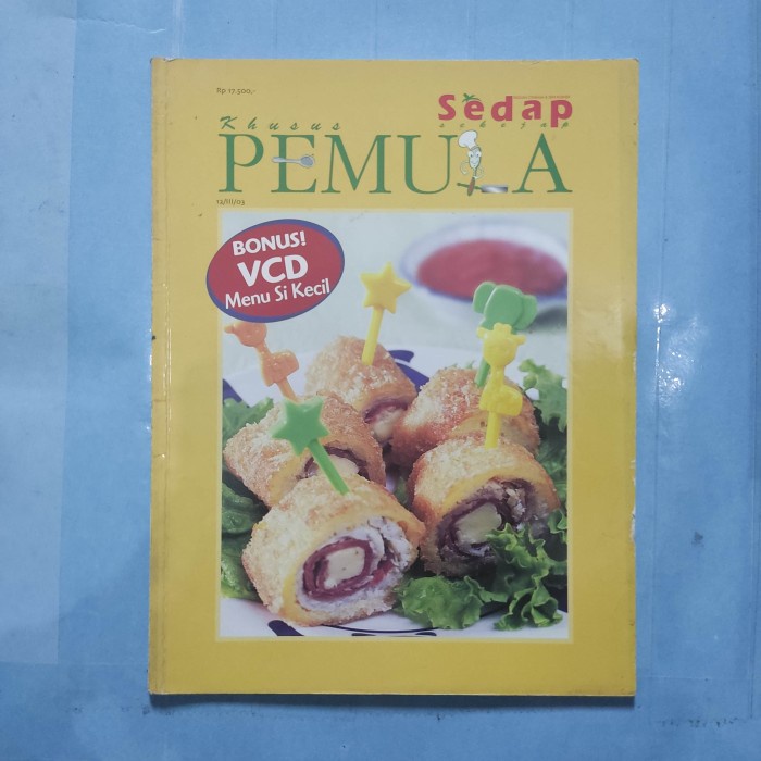 Majalah sedap khusus pemula di lengkapi step by step edisi 12/03