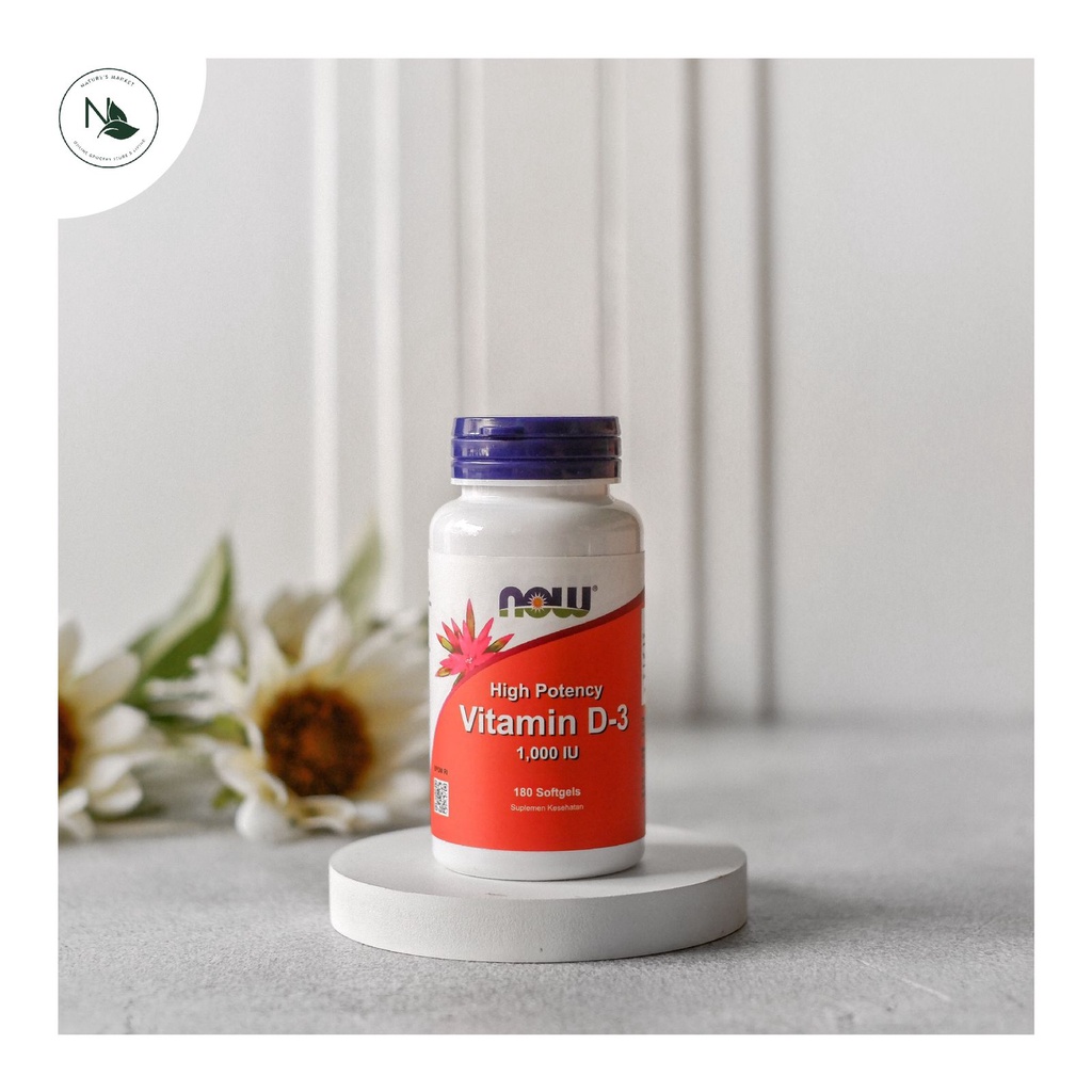 Now Vitamin D3 1000 IU Now 180 Softgels