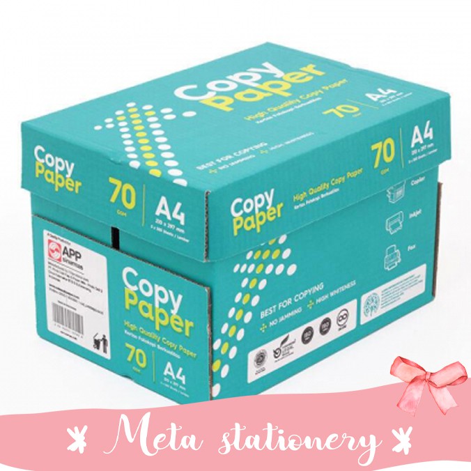 

Kertas HVS Copy Paper A4 70gr (5 rim)