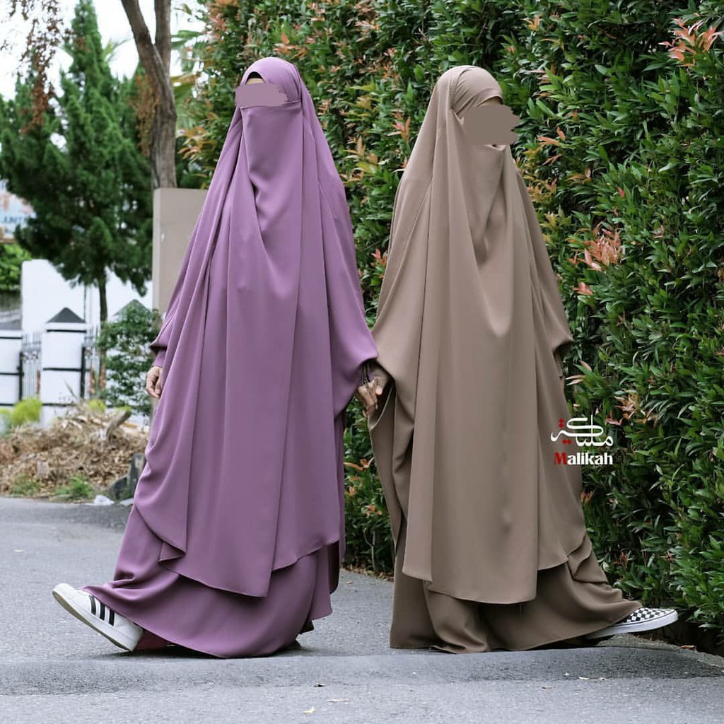 FRENCH KHIMAR SET AL MUNTAZA  | HIJAB SYARI POLOS MALIKAH