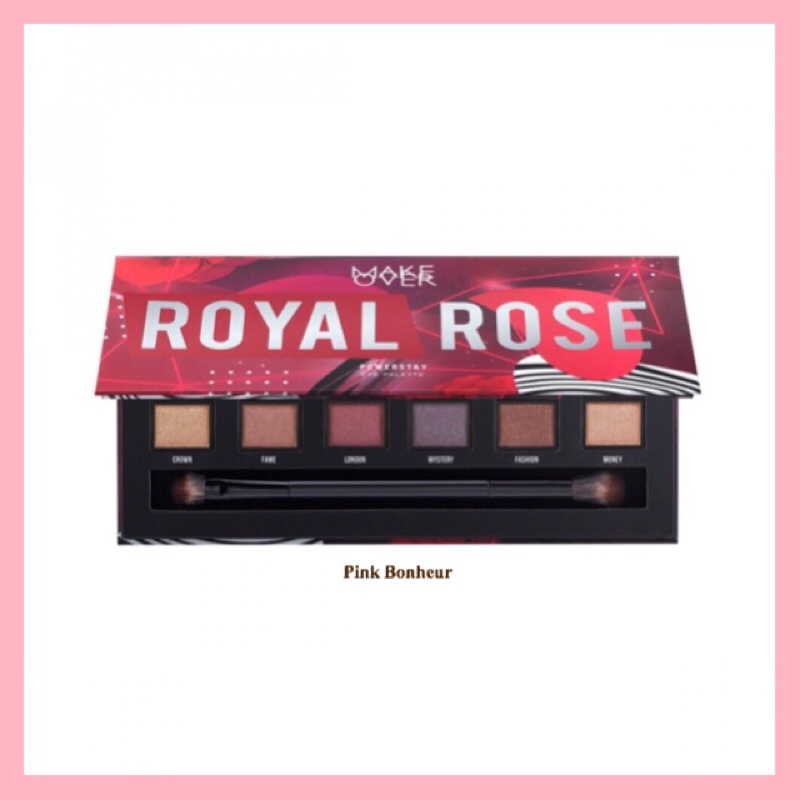 Make Over Powerstay Royal Rose Eye Palette 12 x 0.4 g Eyeshadow Shadow Original Makeover
