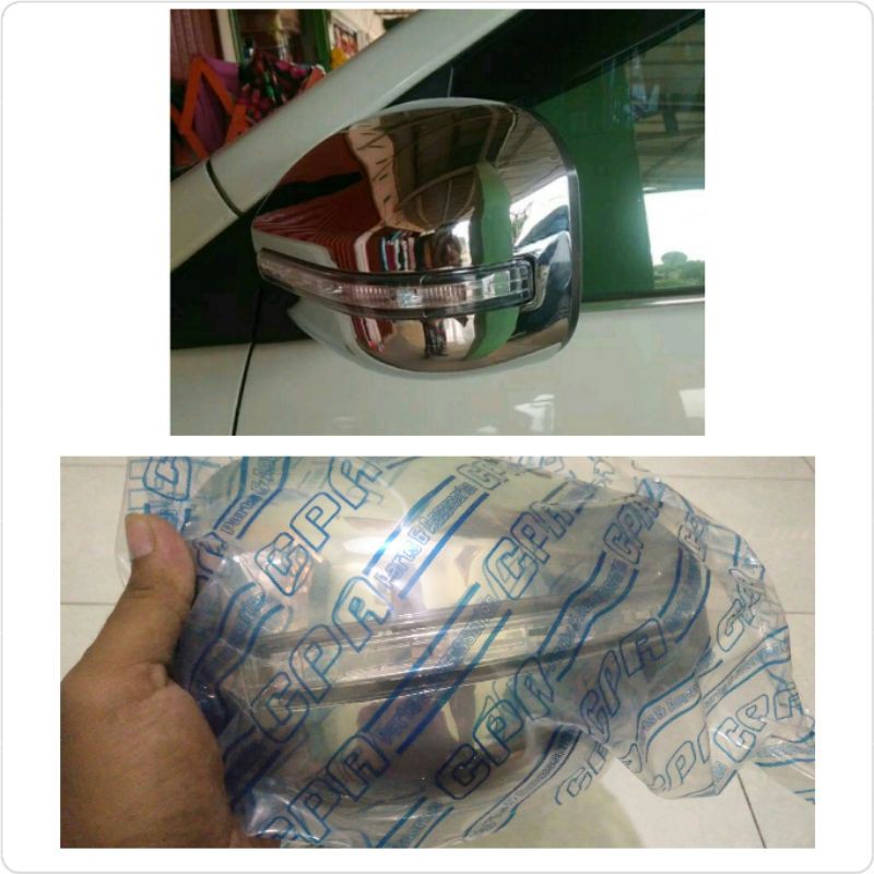 COVER SEPION CHROME AVANZA ALL NEW GRAND NEW AVANZA XENIA 2012-2018