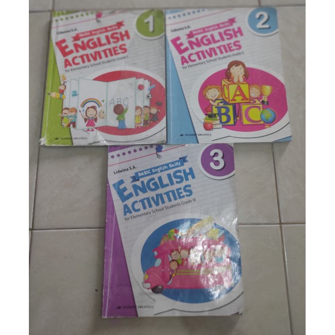 Jual Buku Bekas English Acvities Kelas 1, 2, 3 SD Erlangga | Shopee ...