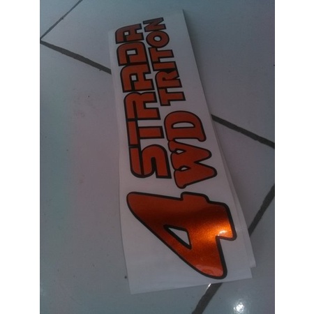 Dijual stiker strada triton