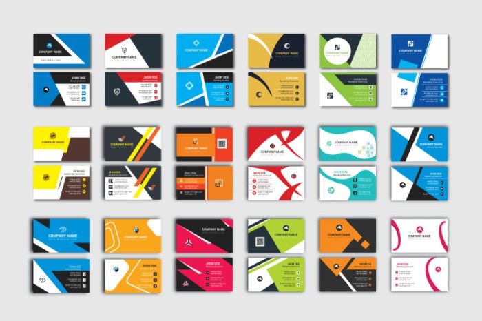 Cards Name Profesional Bundle - Vector Designs
