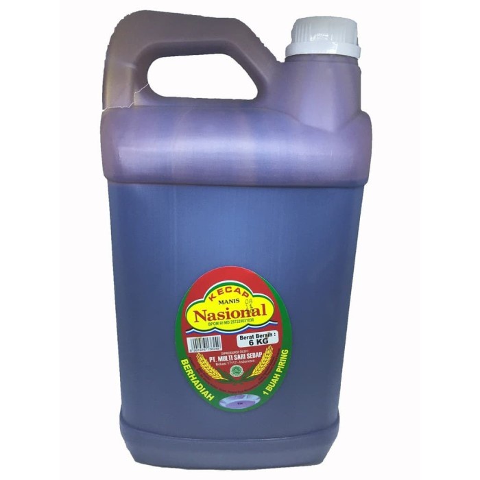 

Kecap Manis Nasional jerigen 6kg