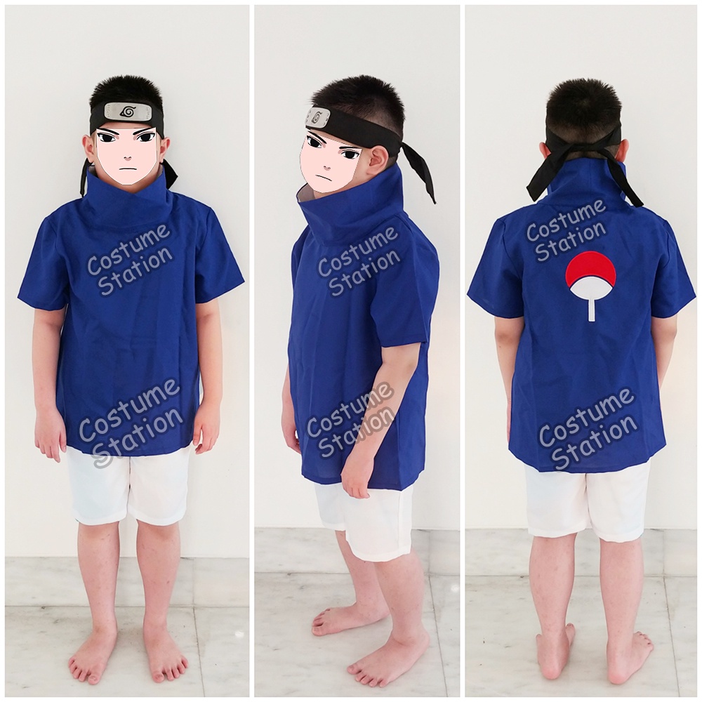 Kostum Sasuke / Costume Ninja Konoha Anime Naruto anak