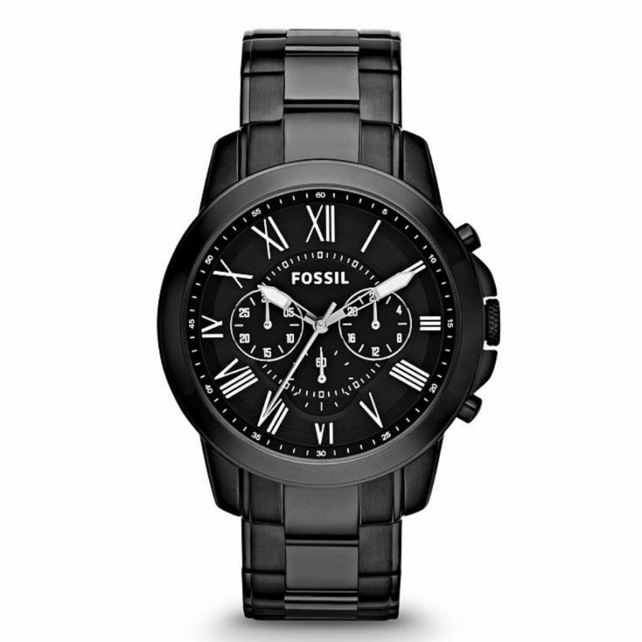 Extra Hemat Jam Tangan Pria Fossil FS 4832 - FS4832 Quartz Stainless Black Jam Tangan Pria Import Li