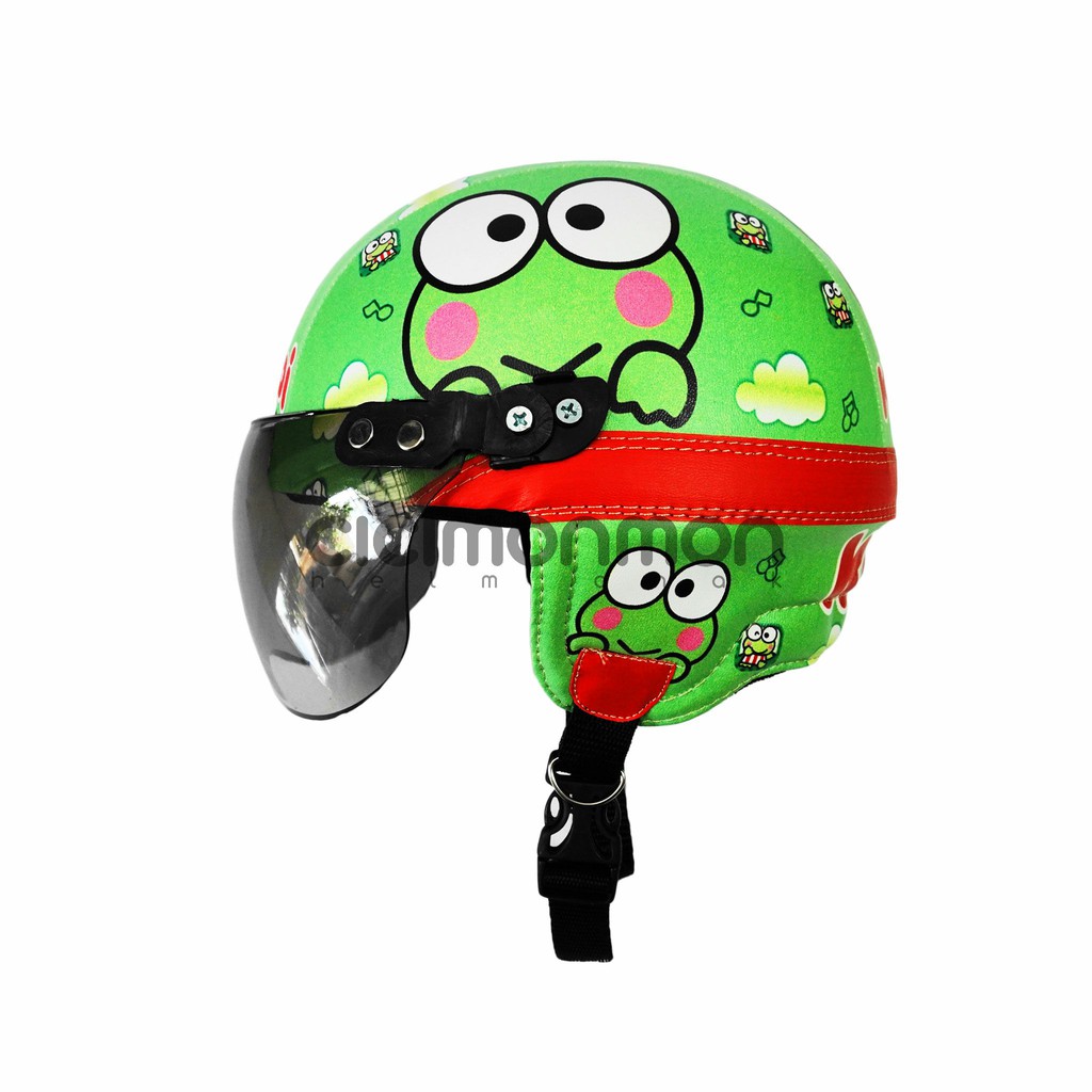 SPECIAL Helm Anak Retro Karakter Keroppi