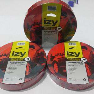 

Izy - Lem / Perekat / Double Tape Foam 20 mm x 3 mtr..Merah