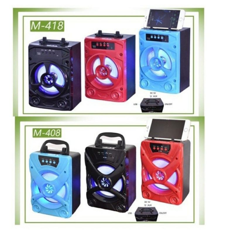 [Gumayolshop26]Speaker Bluetooth / Speaker Portable Bass BT M - 408