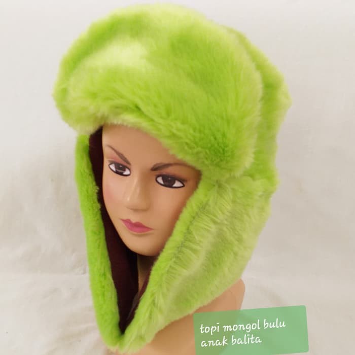 Topi Bulu Mongol Mongolia Rusia Warna Balita Anak Lucu